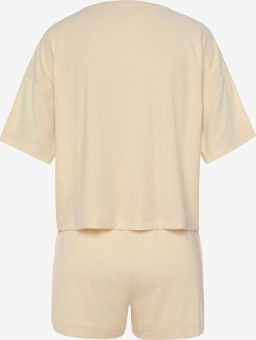 Pyjama LSCN by LASCANA en beige