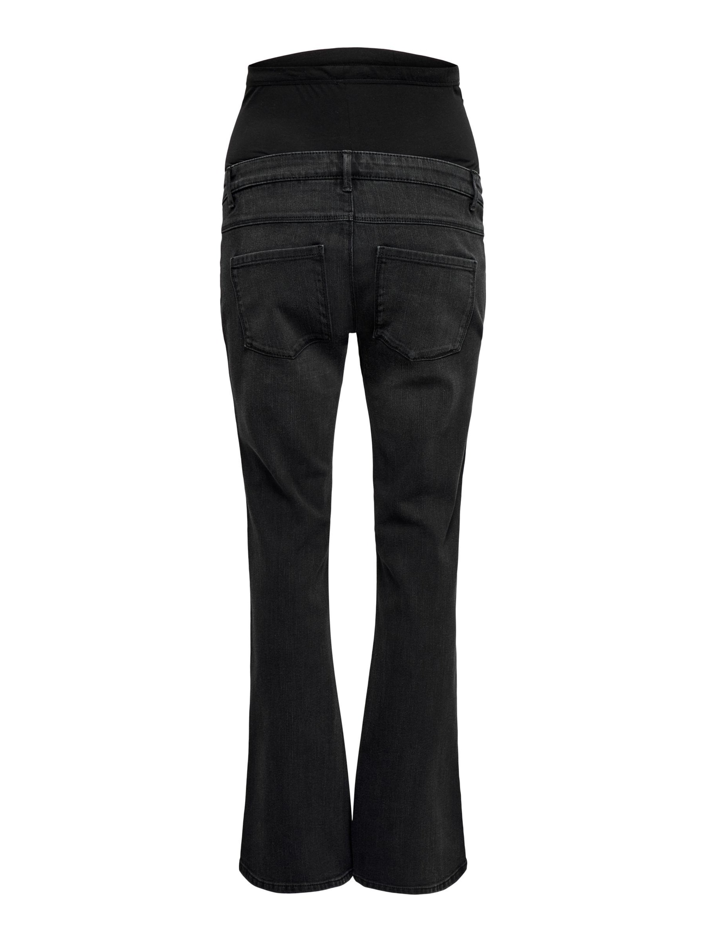 évasé Jean 'OLMLana' Only Maternity en noir