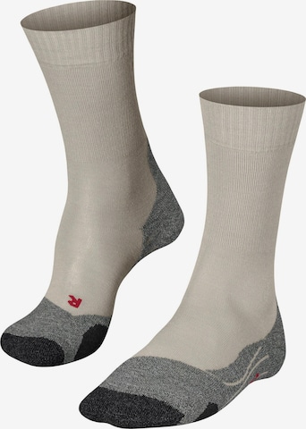 FALKE Athletic Socks 'TK2 Explore' in Beige: front