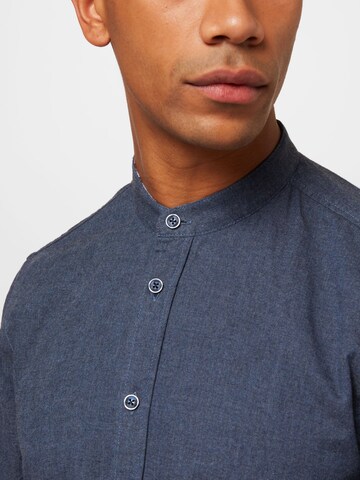 JOOP! Jeans Regular fit Button Up Shirt 'Hedde' in Blue