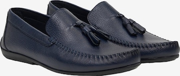 Desa Classic Flats 'Slipper' in Blue: front