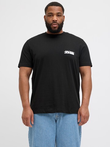 Maglietta 'JCOSago' di Jack & Jones Plus in nero: frontale