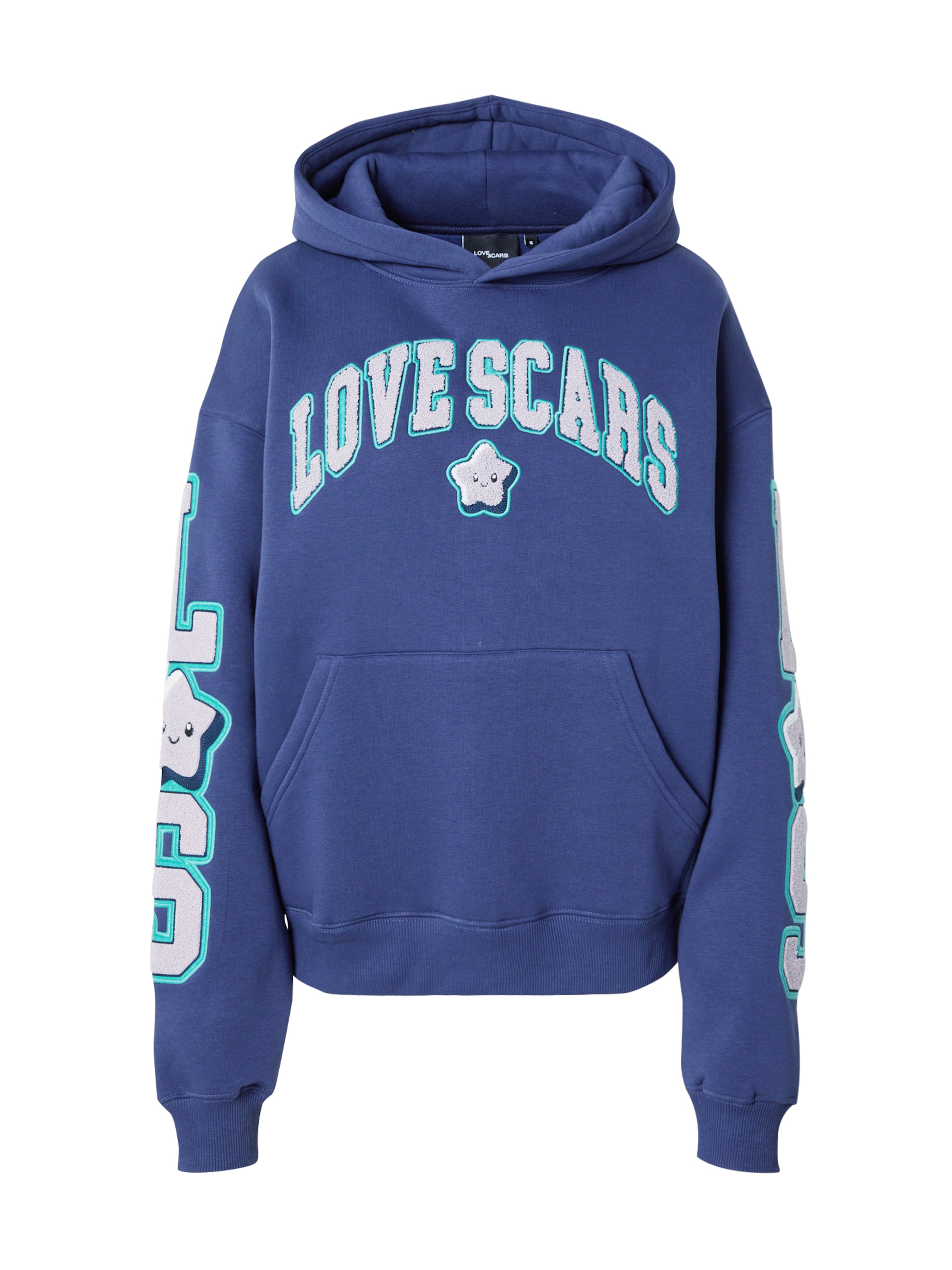 Love Scars Sweatshirt in Purple: front