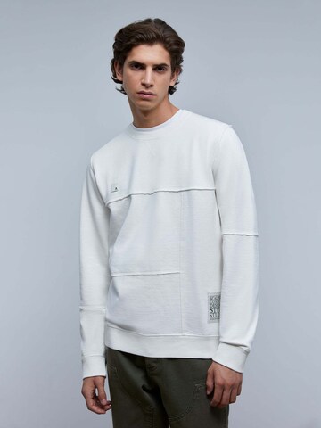 Scalpers Sweatshirt i vit: framsida