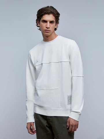 Scalpers Sweatshirt in Wit: voorkant