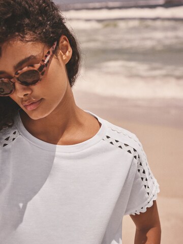 T-shirt Next en blanc