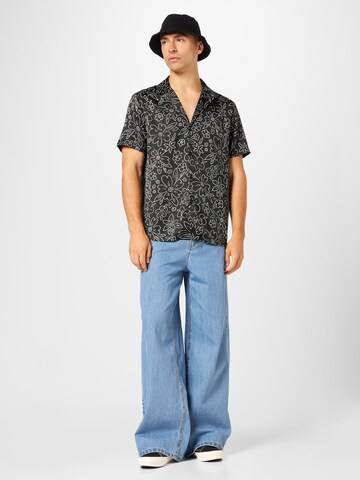 TOPMAN Regular fit Ing - fekete