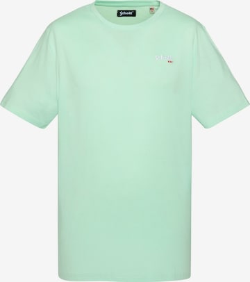 T-Shirt Schott NYC en vert : devant