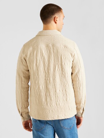 Les Deux - Ajuste regular Camisa 'Isaac' en beige