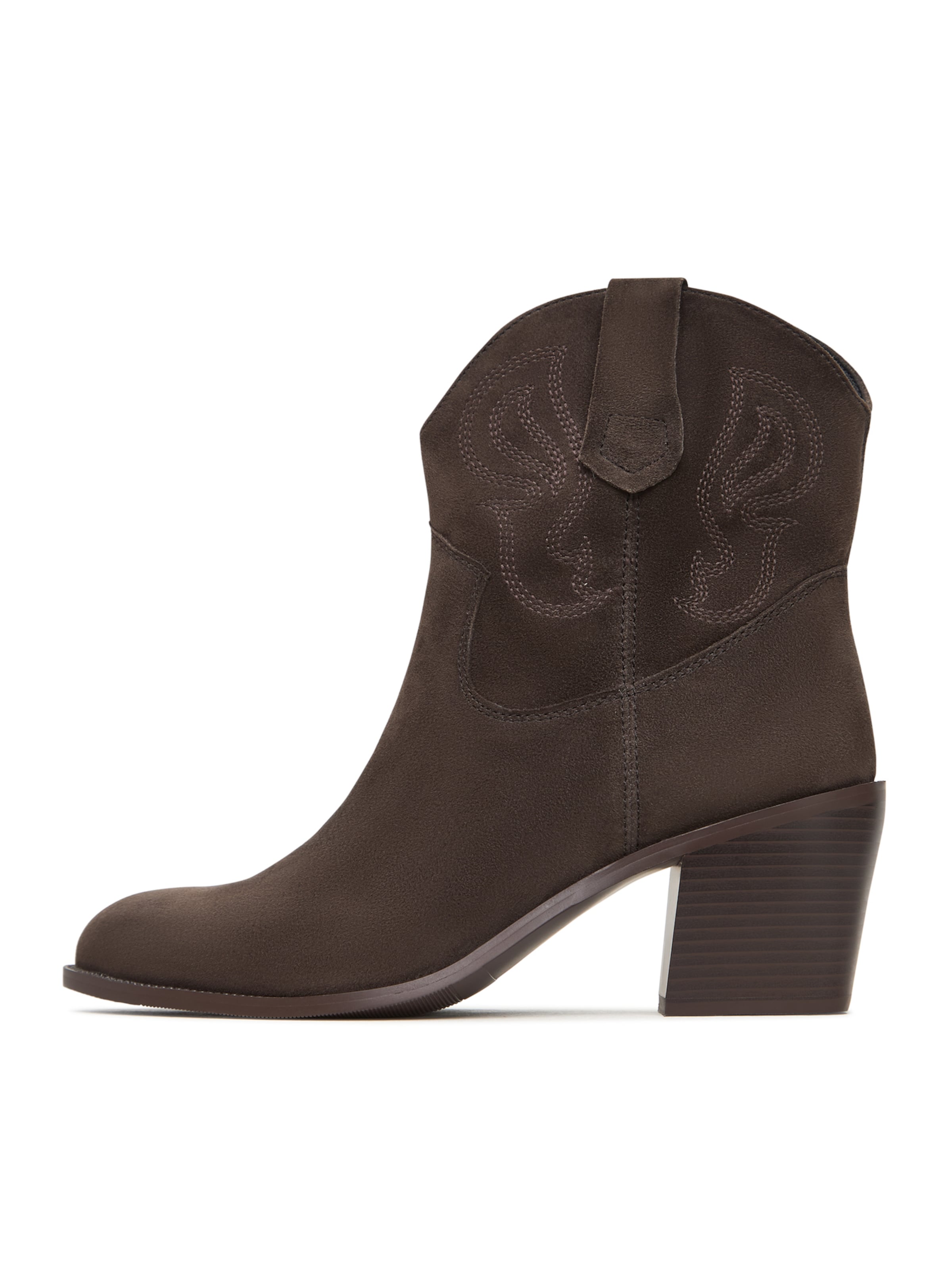 CESARE GASPARI Cowboystiefel in Braun: Vorderseite