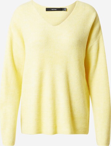 VERO MODA Sweater 'LEFILE' in Yellow: front