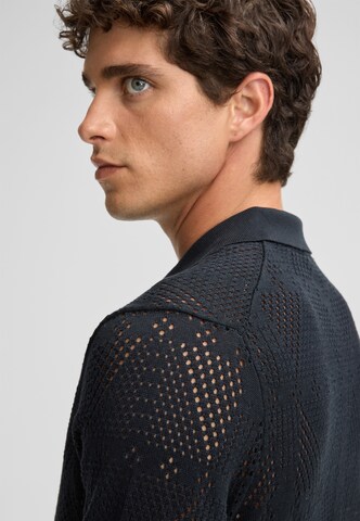 STRELLSON Regular fit Button Up Shirt 'Adrian' in Black
