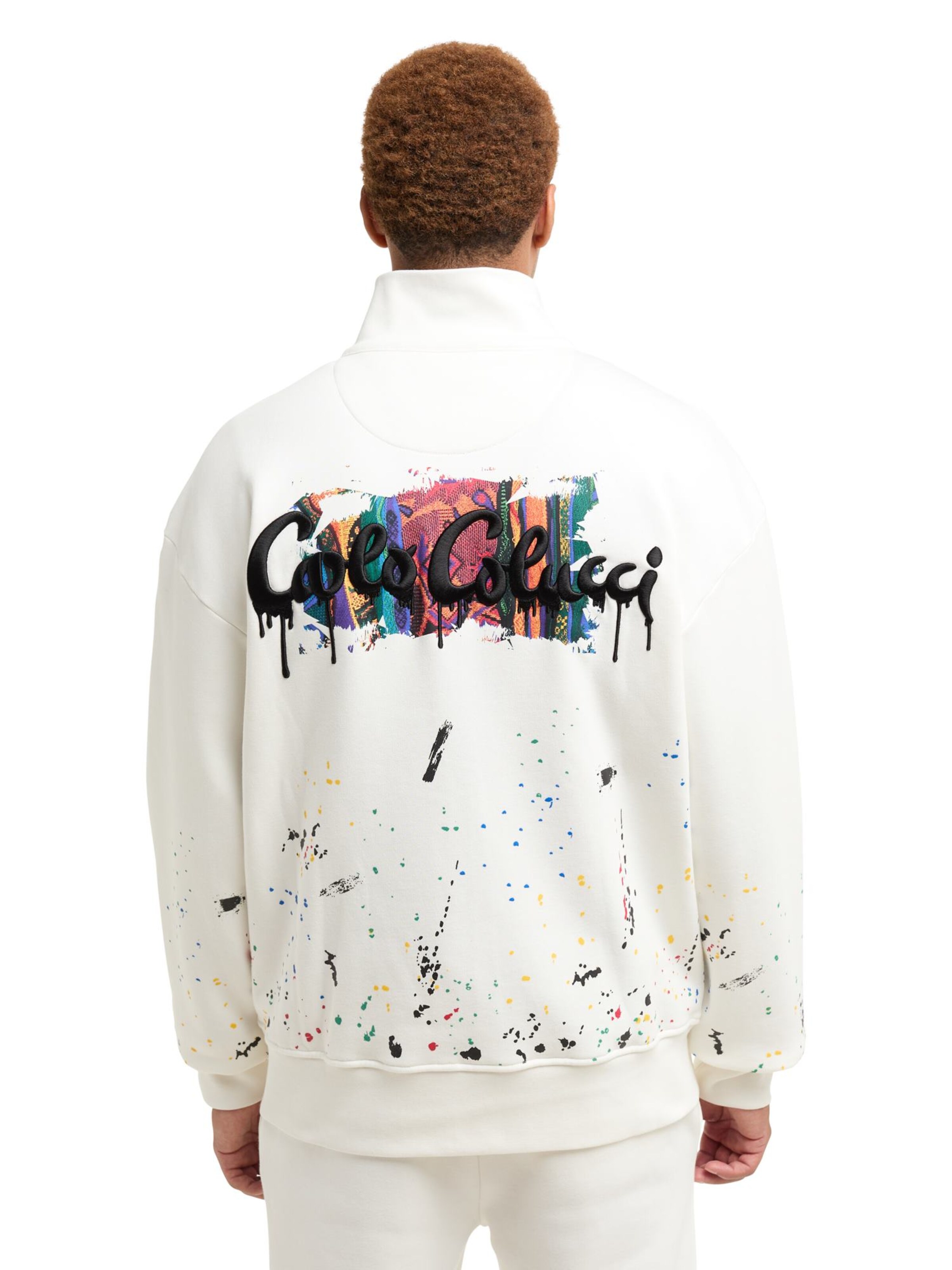 Veste de survêtement ' DelFavero ' Carlo Colucci en blanc