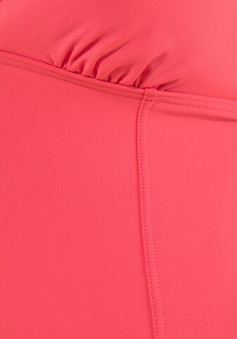 LASCANA Bustier Badeanzug in Rot