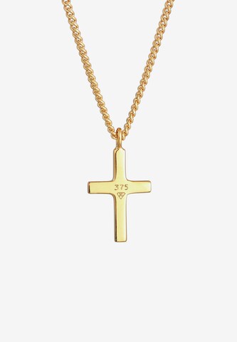 ELLI PREMIUM Kette 'Kreuz' in Gold