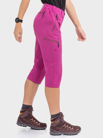 Regular Pantalon outdoor Schöffel en rose