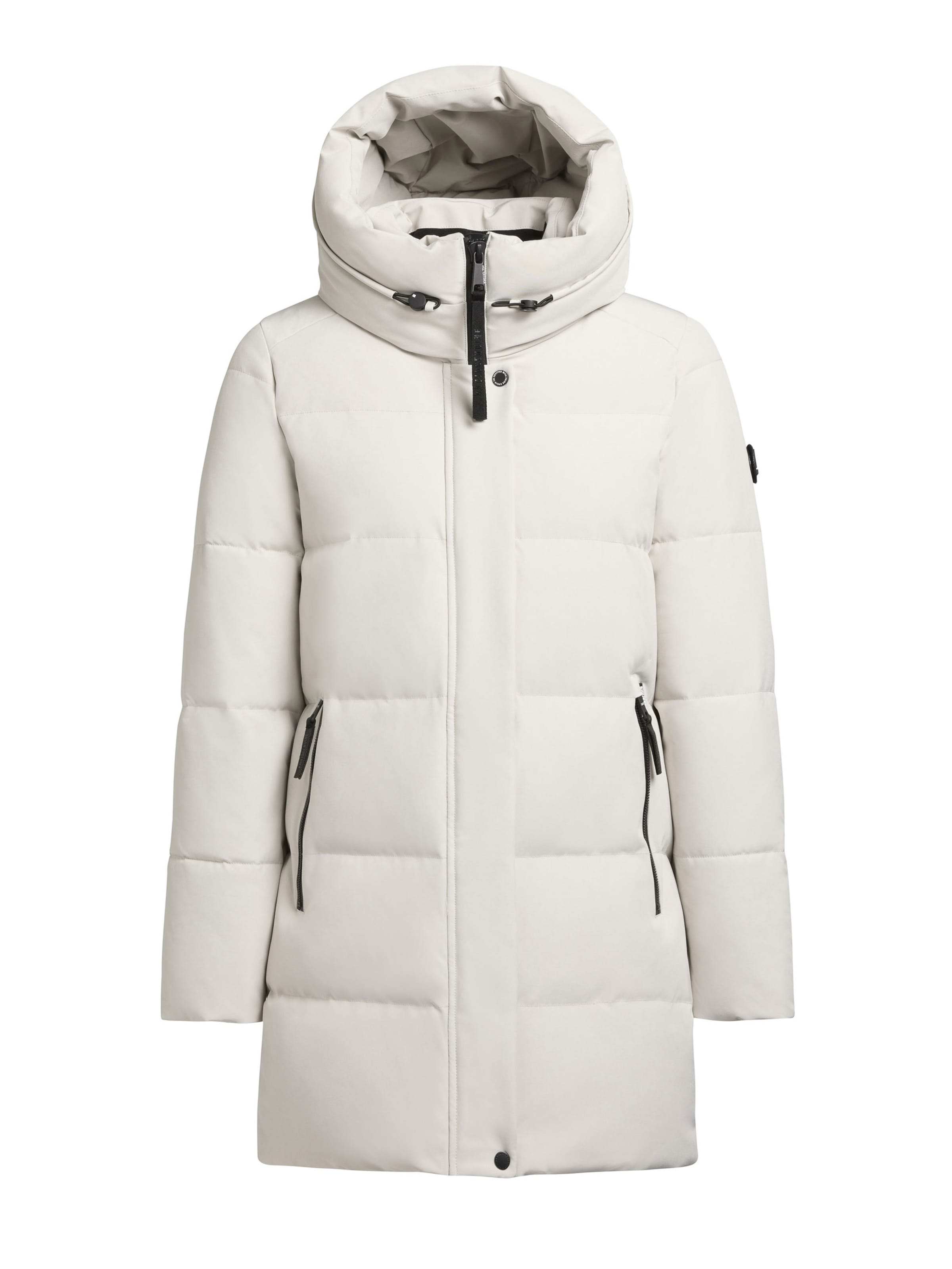 khujo Wintermantel 'LOLA' in Wit: voorkant