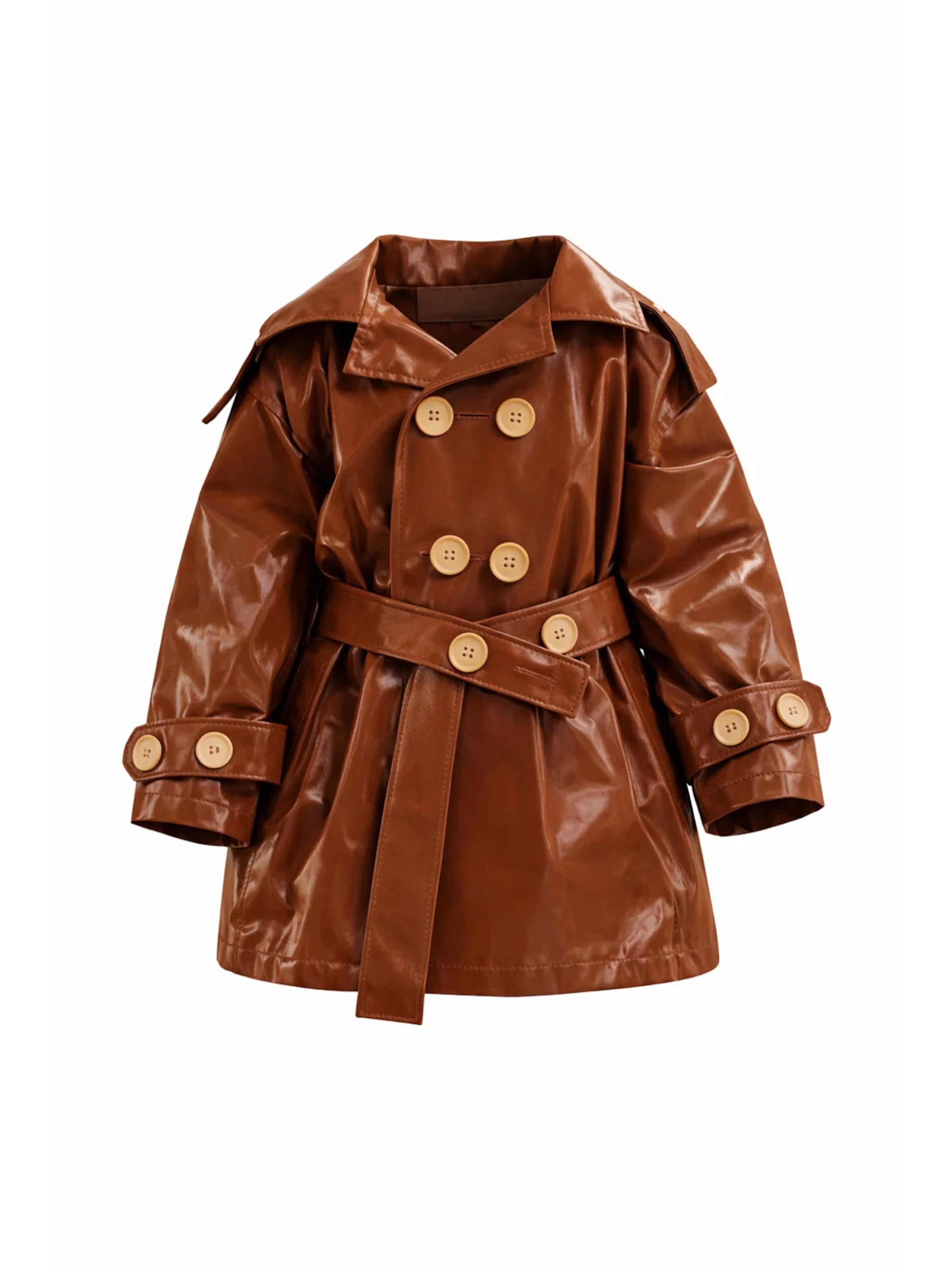 Veste mi-saison ZUBEK en marron : devant