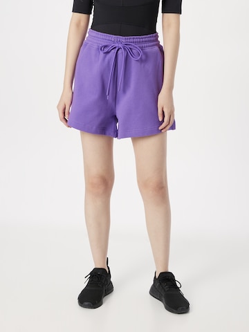 ADIDAS BY STELLA MCCARTNEY Loosefit Sportbroek 'Truecasuals Terry' in Lila: voorkant