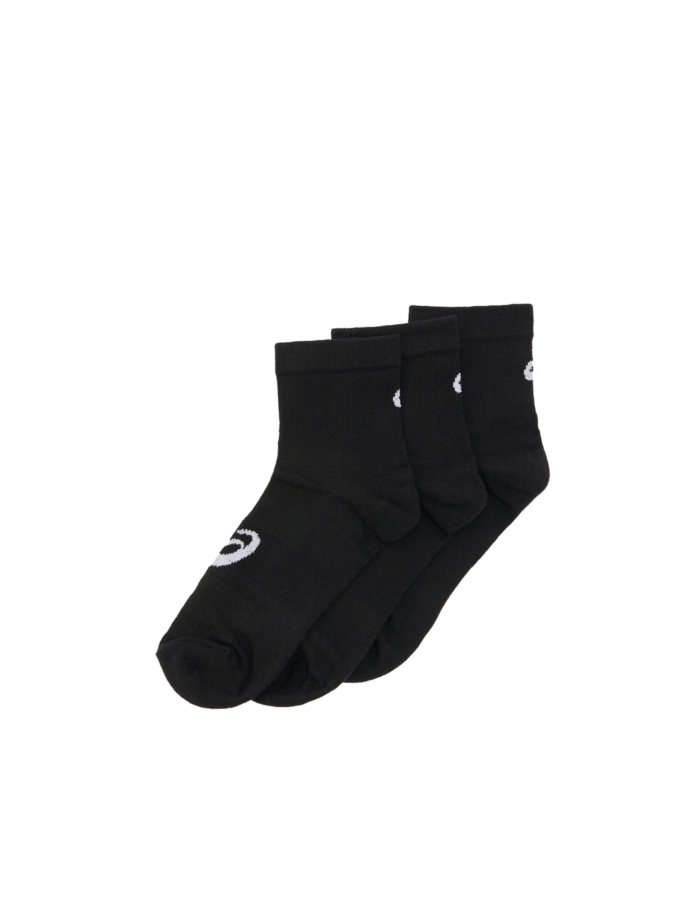 ASICS Athletic Socks in Black: front