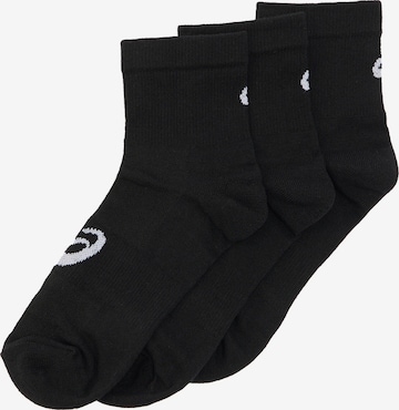 ASICS Athletic Socks in Black: front