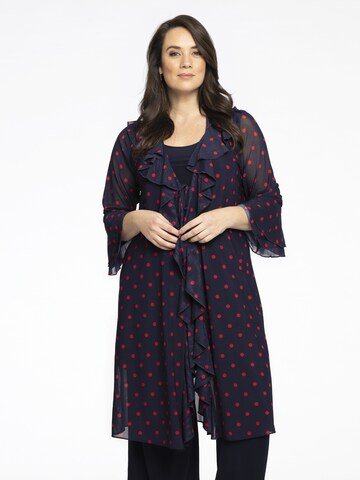 YOEK Blouse in Blue: front