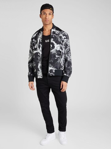 Veste mi-saison '76UP407' Versace Jeans Couture en noir