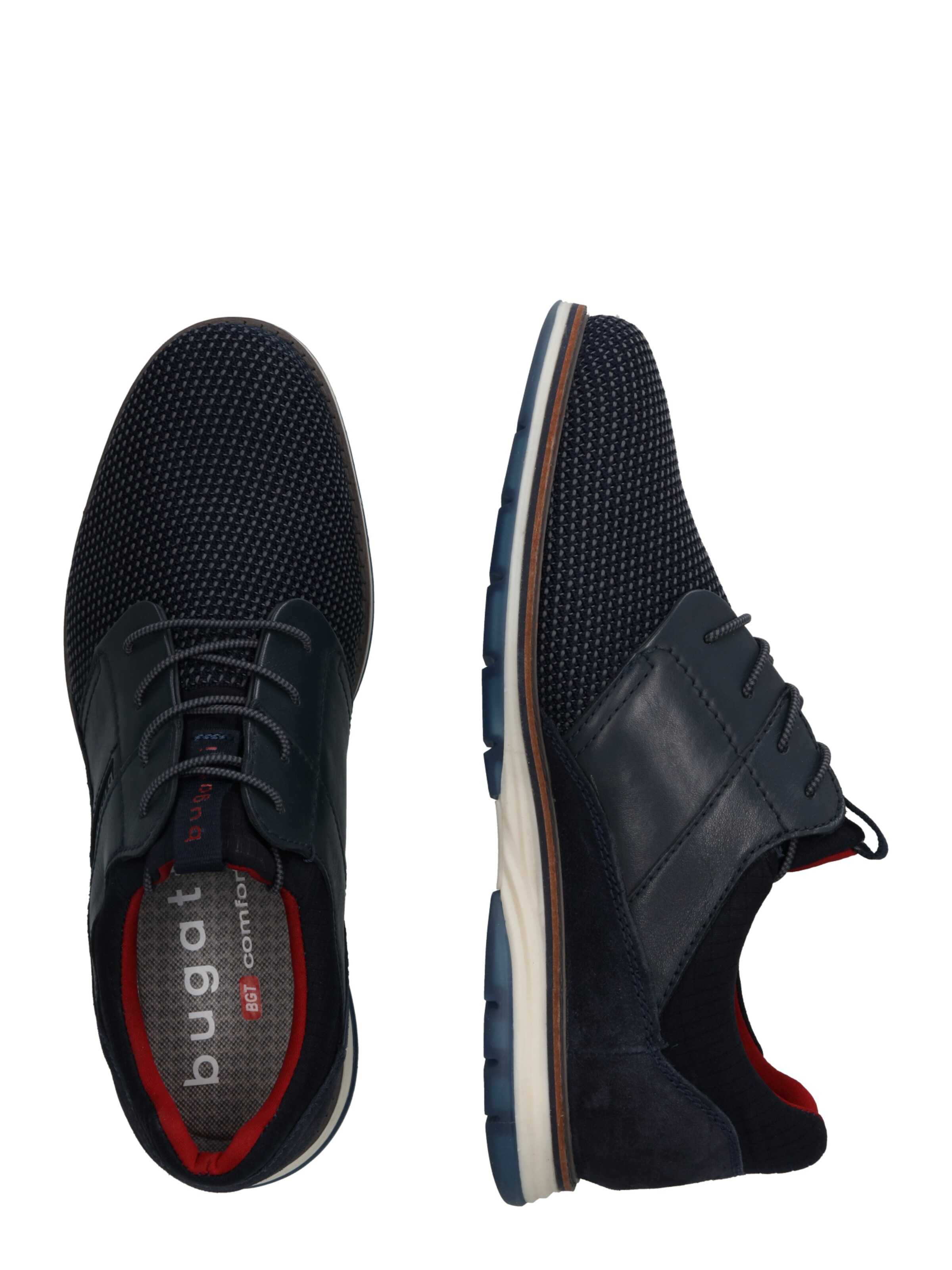 bugatti Lace-up shoe 'Sandhan' in Blue