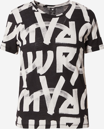 T-shirt G-Star RAW en noir : devant