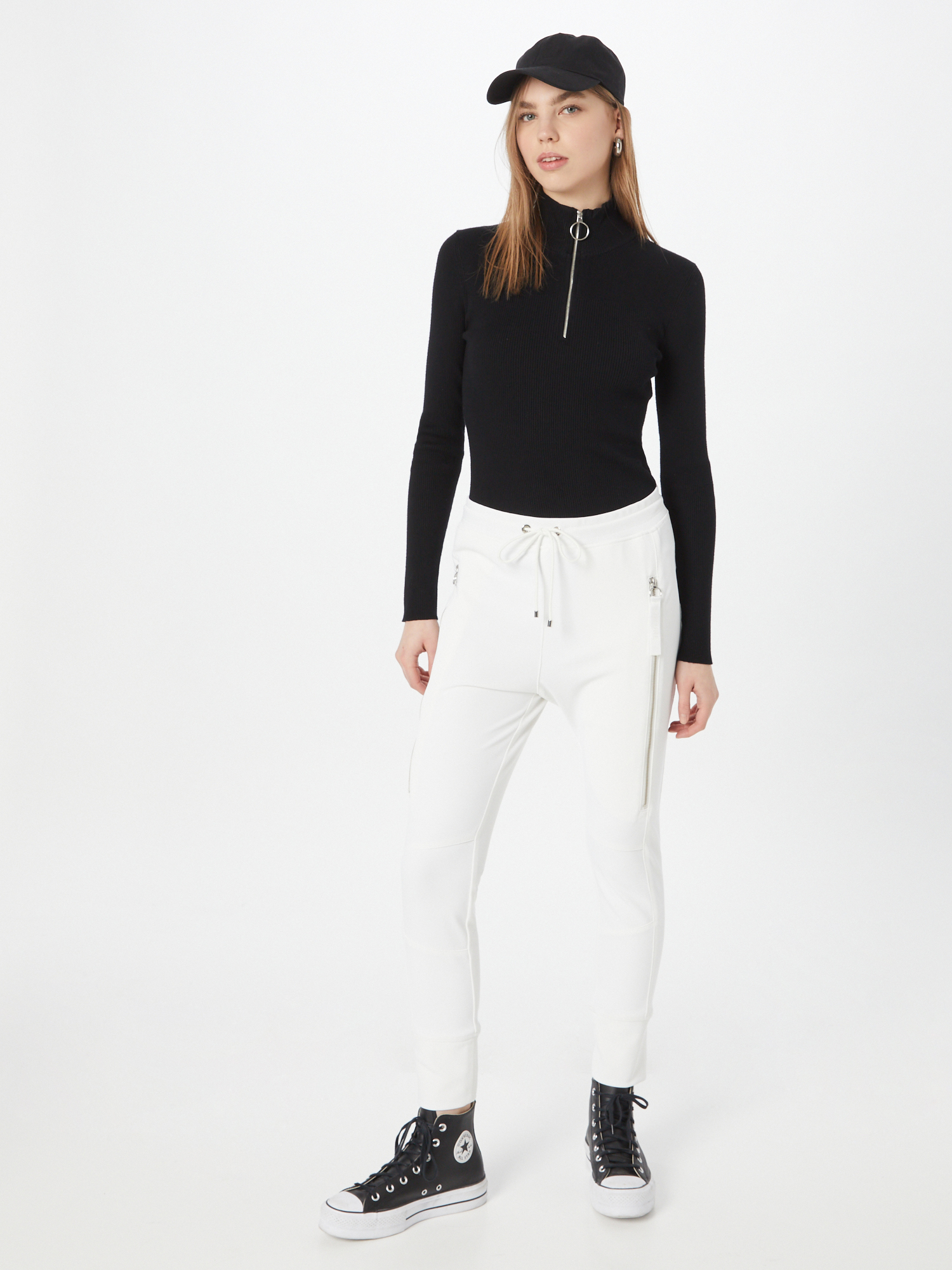 AWak0 Donna MAC Pantaloni FUTURE 2.0 in Bianco 