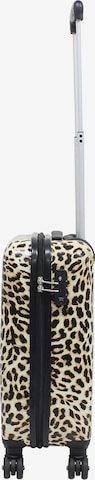 Saxoline Suitcase 'Leopard' in Yellow