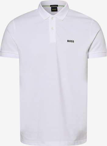 T-Shirt 'Piro' BOSS Green en blanc : devant