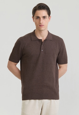 Felix Hardy - Camisa em castanho: frente