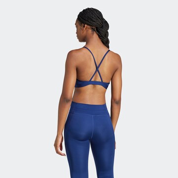 ADIDAS PERFORMANCE Bralette Sports bra 'Aeroreact' in Blue