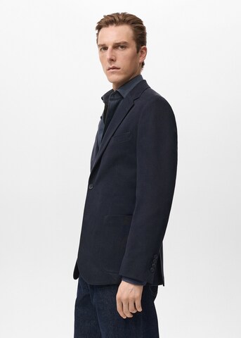 MANGO MAN Slim fit Business Blazer 'Otena' in Blue