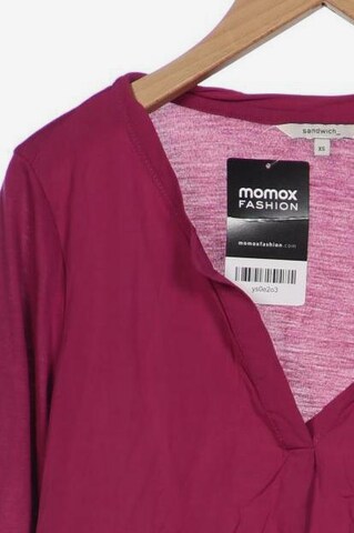 Sandwich Langarmshirt XS in Pink