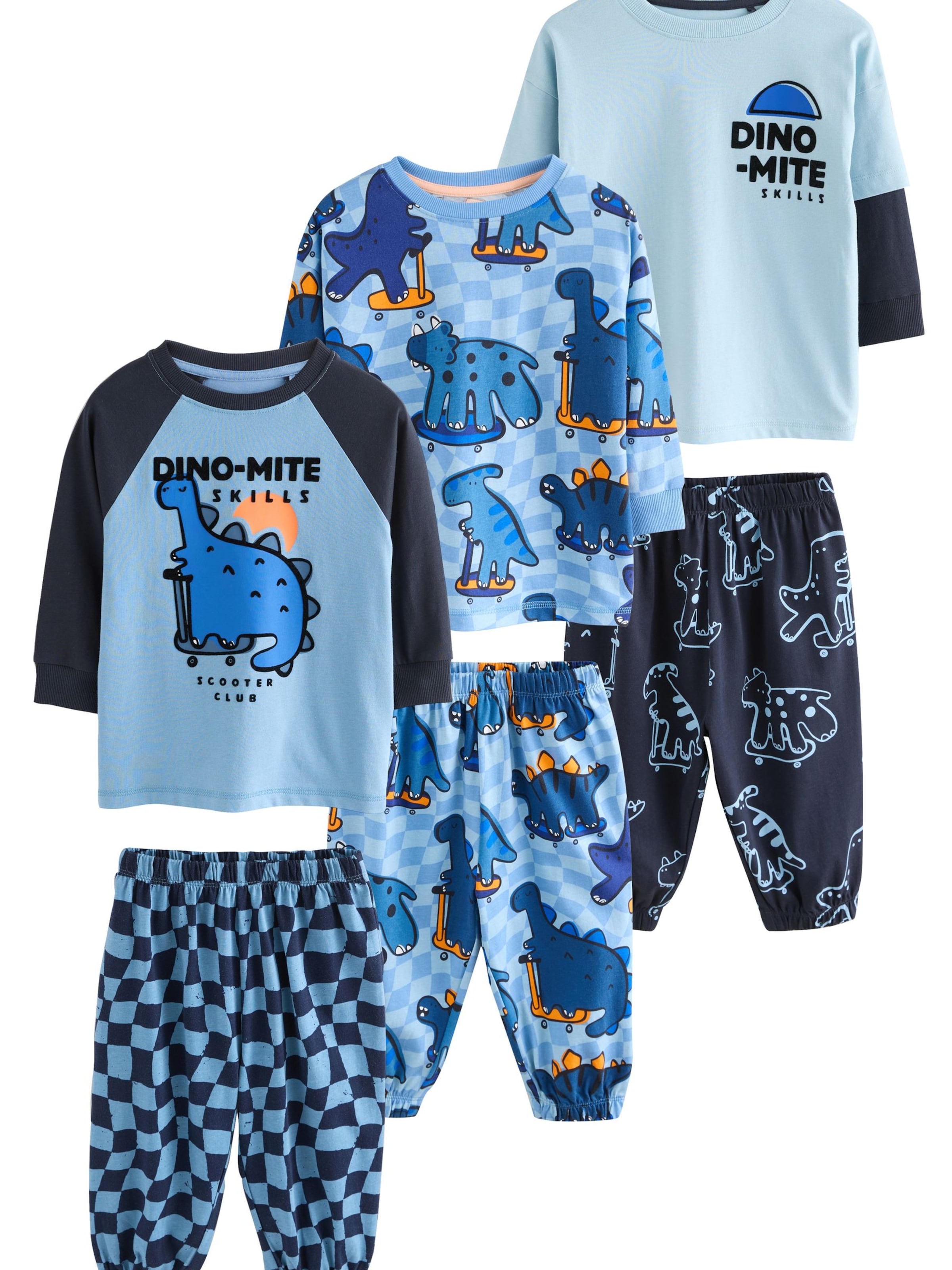 Next Pidžaama 'Oversized', värv sinine: eest vaates