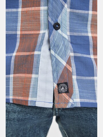 Jan Vanderstorm Comfort fit Button Up Shirt ' Malmfinn ' in Blue