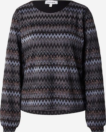 MORE & MORE Pusero värissä musta: etupuoli