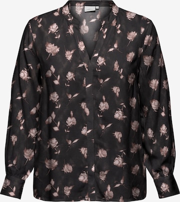 ONLY Carmakoma Bluse 'CARCarrie' in Schwarz: Vorderseite