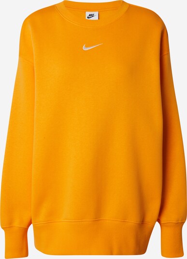 Nike Sportswear Sweatshirt 'PHOENIX FLEECE' in orange / weiß, Produktansicht