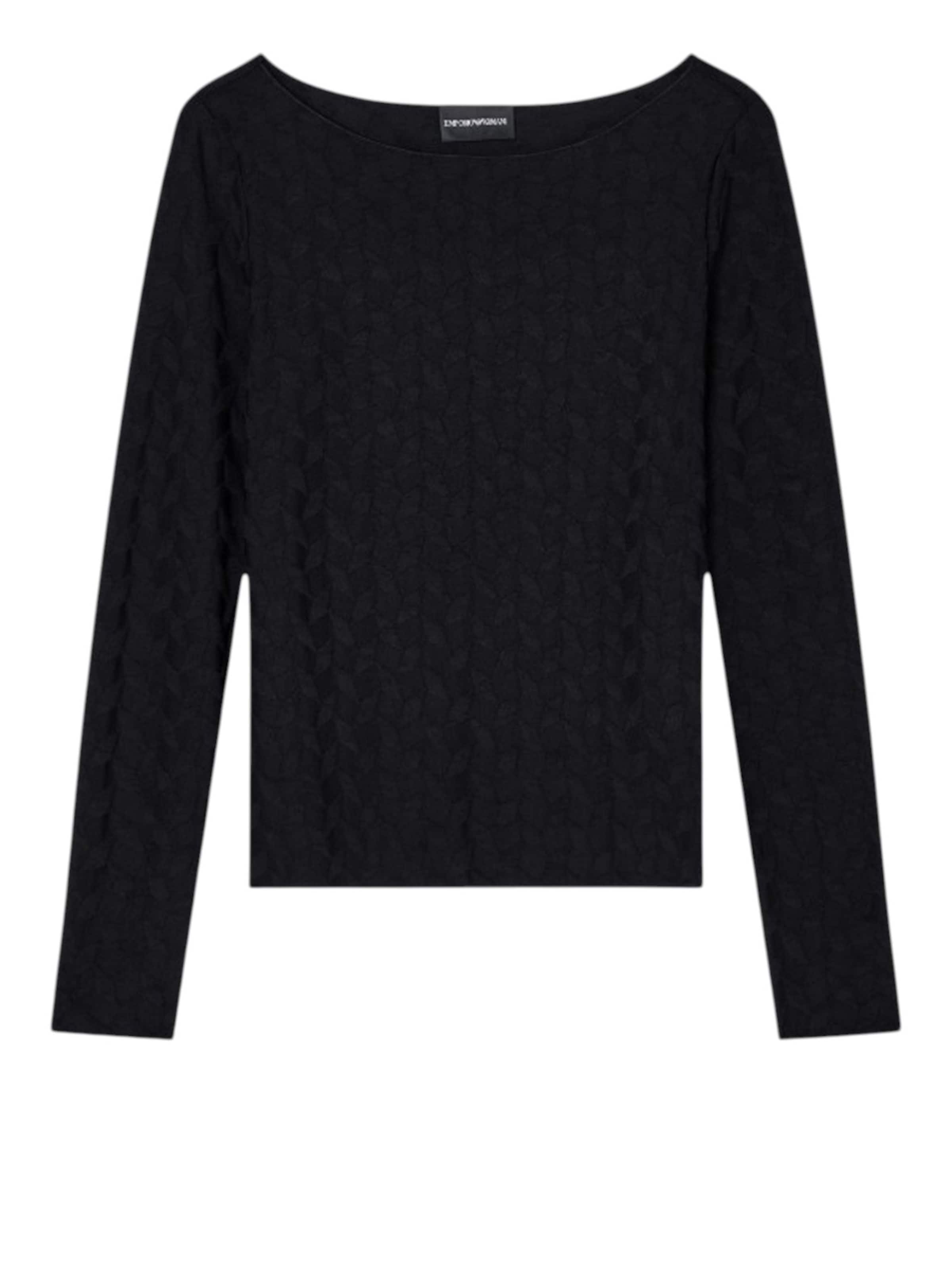 Emporio Armani Pullover‌‌‌ in Schwarz: Vorderseite