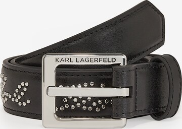 Karl Lagerfeld - Cintos 'Rocky' em preto: frente