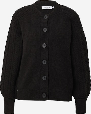 MSCH COPENHAGEN Cardigan 'Peggy' i sort: forside