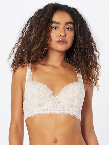 ESPRIT T-shirt Bra in Beige: front