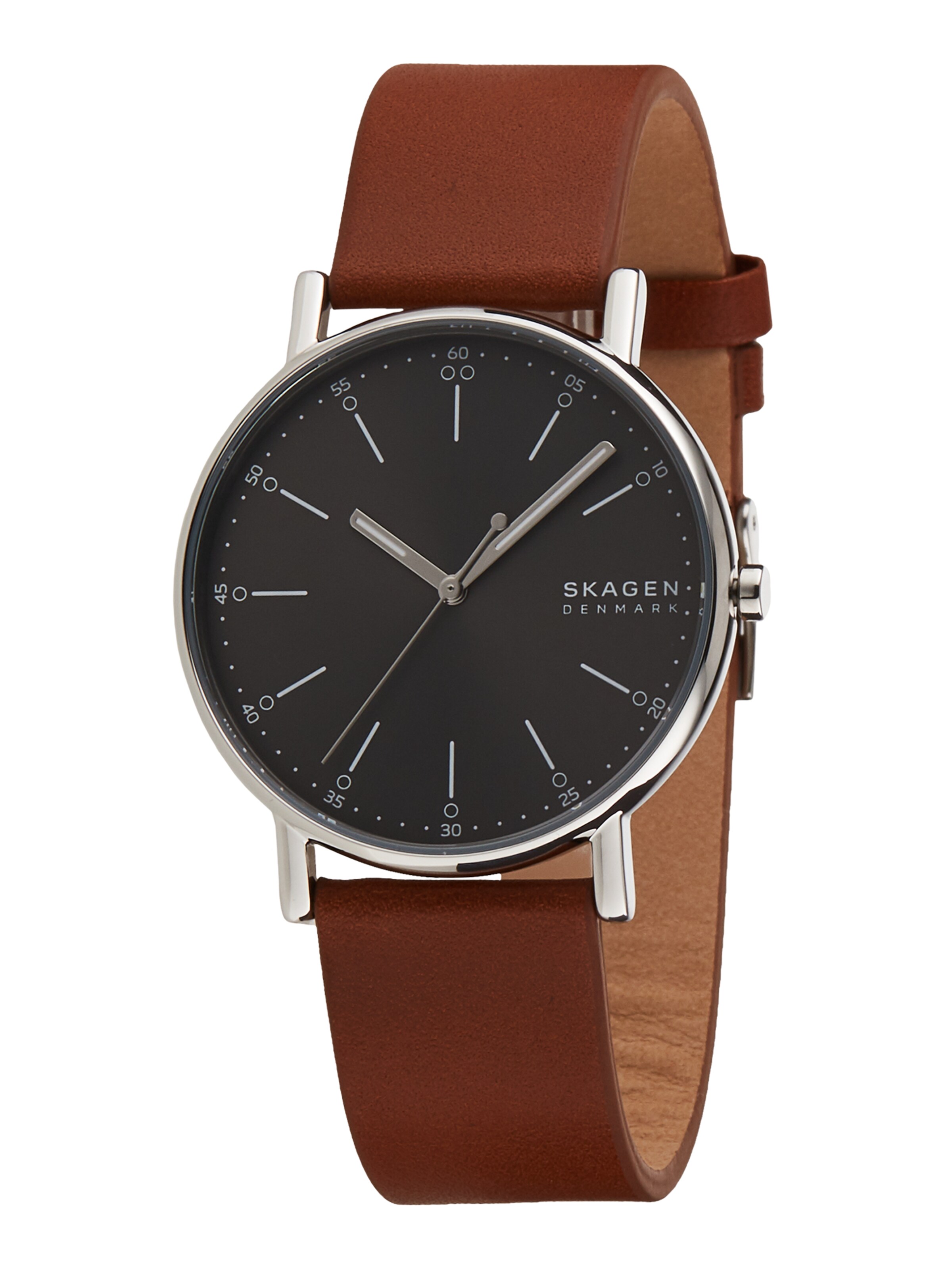 SKAGEN Uhr in karamell / grau / anthrazit, Produktansicht