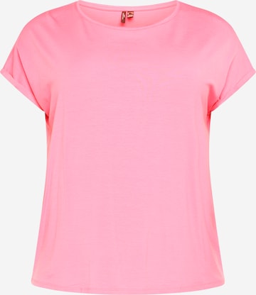 Vero Moda Curve Μπλουζάκι 'AYA' σε ροζ: μπροστά
