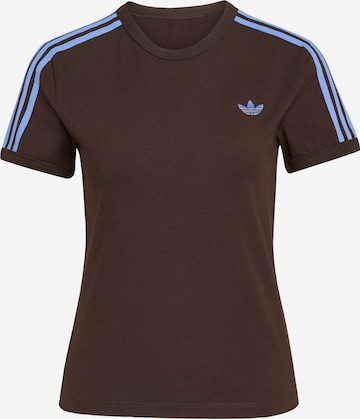 ADIDAS ORIGINALS - Camisa em castanho: frente