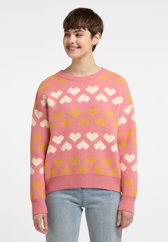 MYMO Sweater 'Blonda' in Pink: front