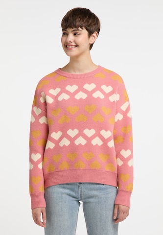 Pull-over 'Blonda' MYMO en rose : devant